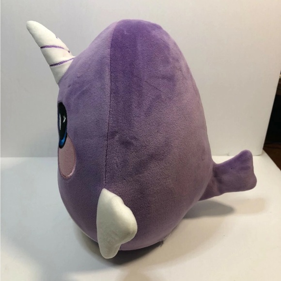 Purple Narwhal Stuffed Animal - Picture 7 of 9